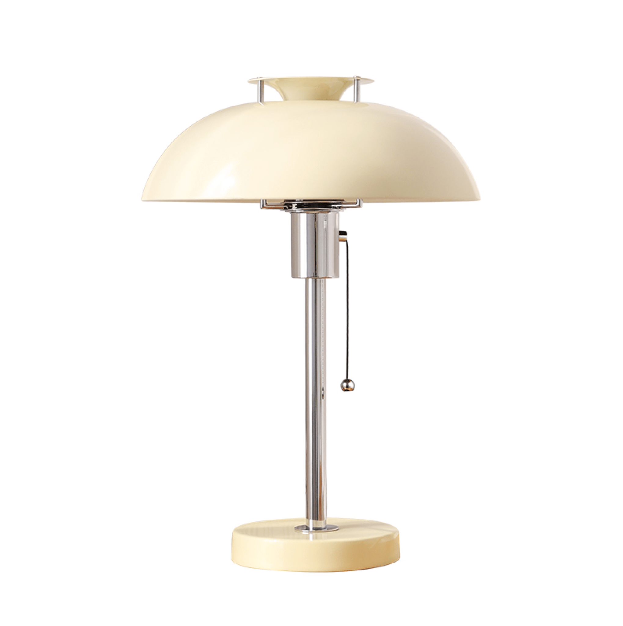 Rouven Chrome Mushroom Table Lamp