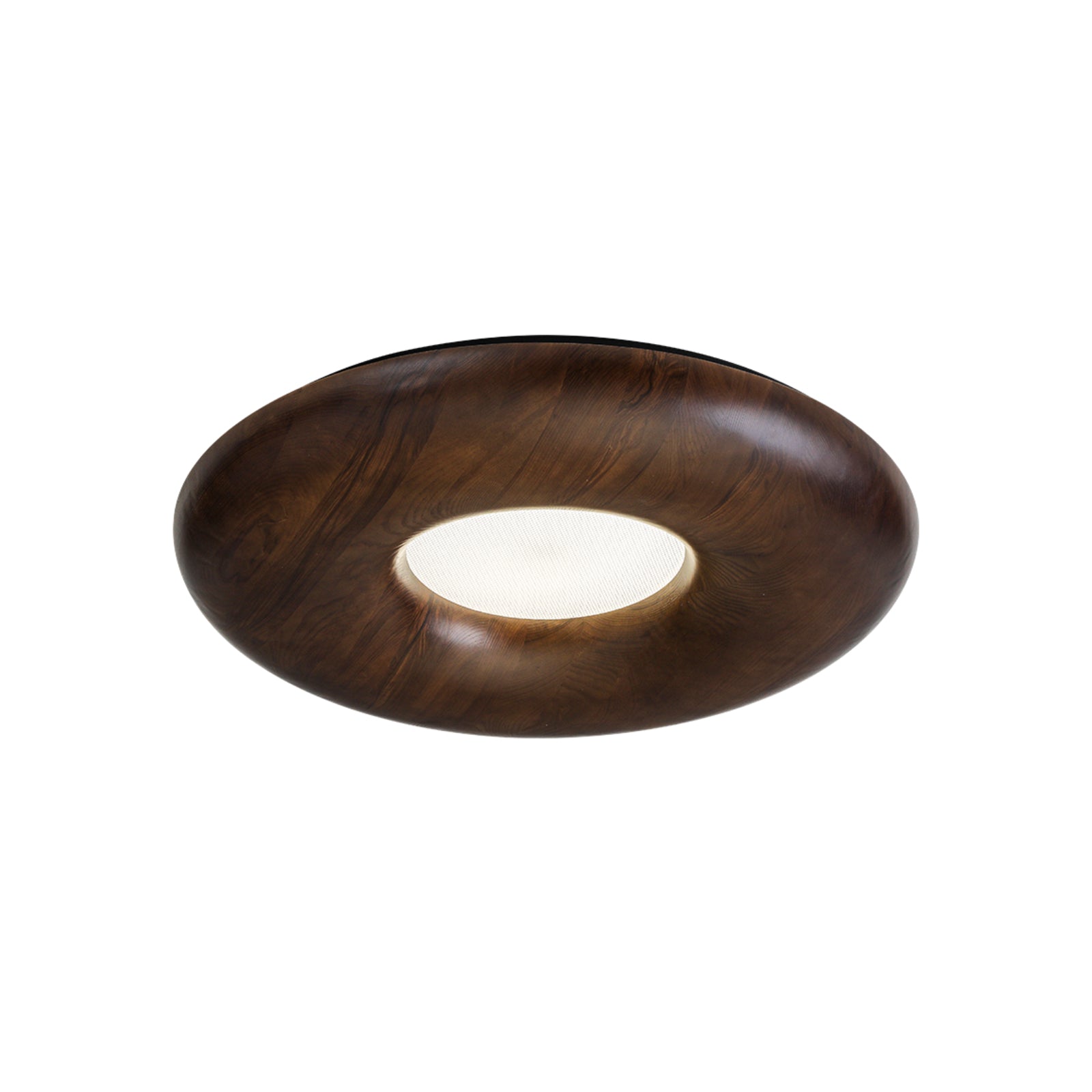 Zosora Organic Oak Flush Mount