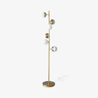 Myliryre Mid Century Brass Floor Lamp