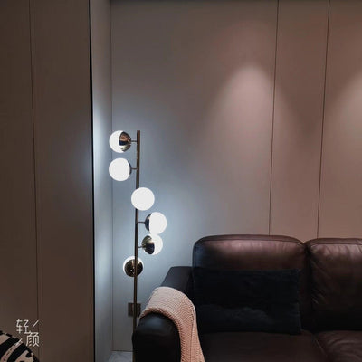 Myliryre Mid Century Brass Floor Lamp