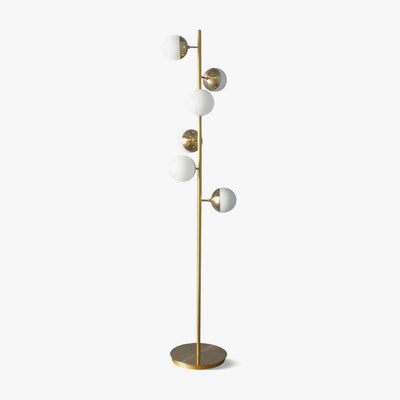 Myliryre Mid Century Brass Floor Lamp