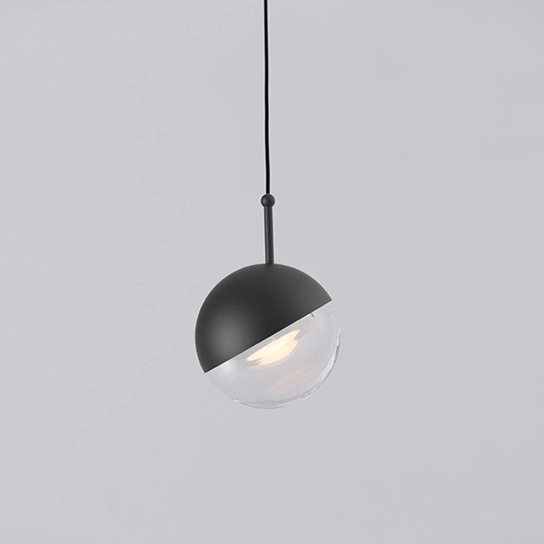 Zaneth Pendant Lamp Steel Glass Multi Drop Minimalist Staircase