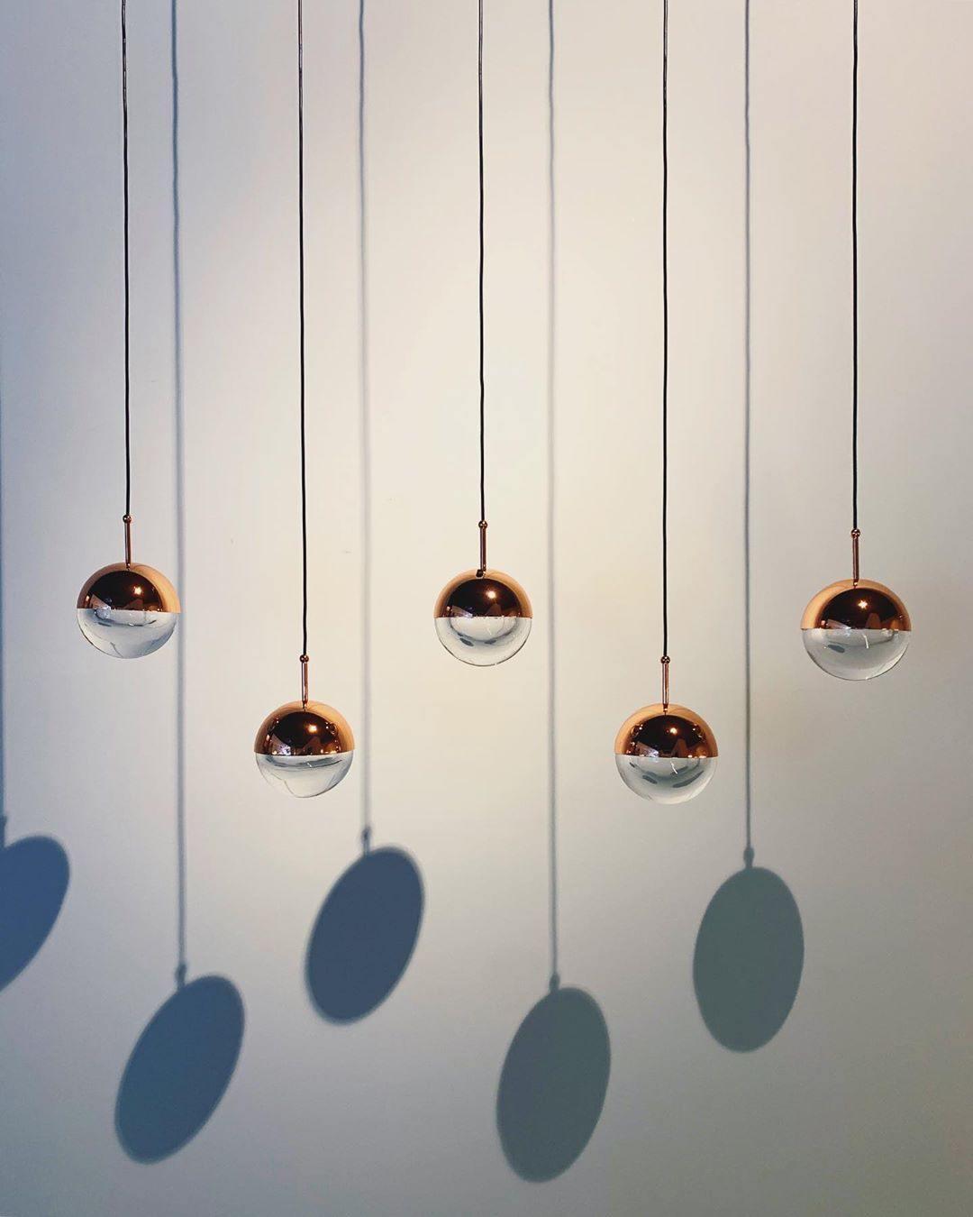 Zaneth Pendant Lamp Steel Glass Multi Drop Minimalist Staircase