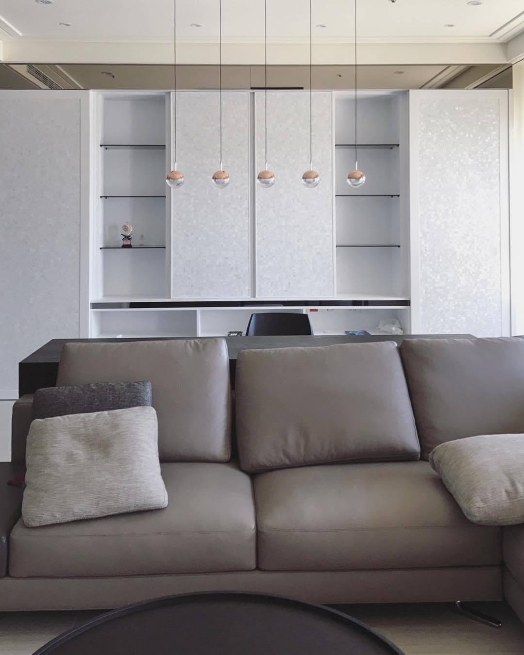Zaneth Pendant Lamp Steel Glass Multi Drop Minimalist Staircase