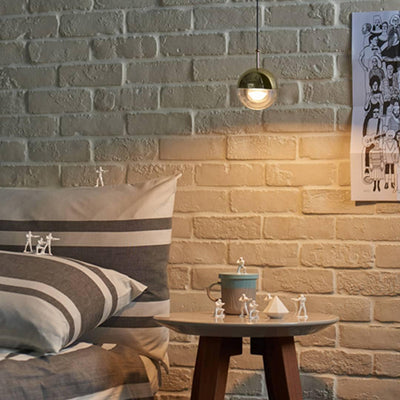 Zaneth Pendant Lamp Steel Glass Multi Drop Minimalist Staircase
