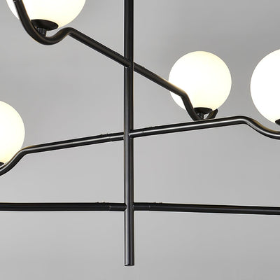Kominex Pendant Lamp Frame Black Glass