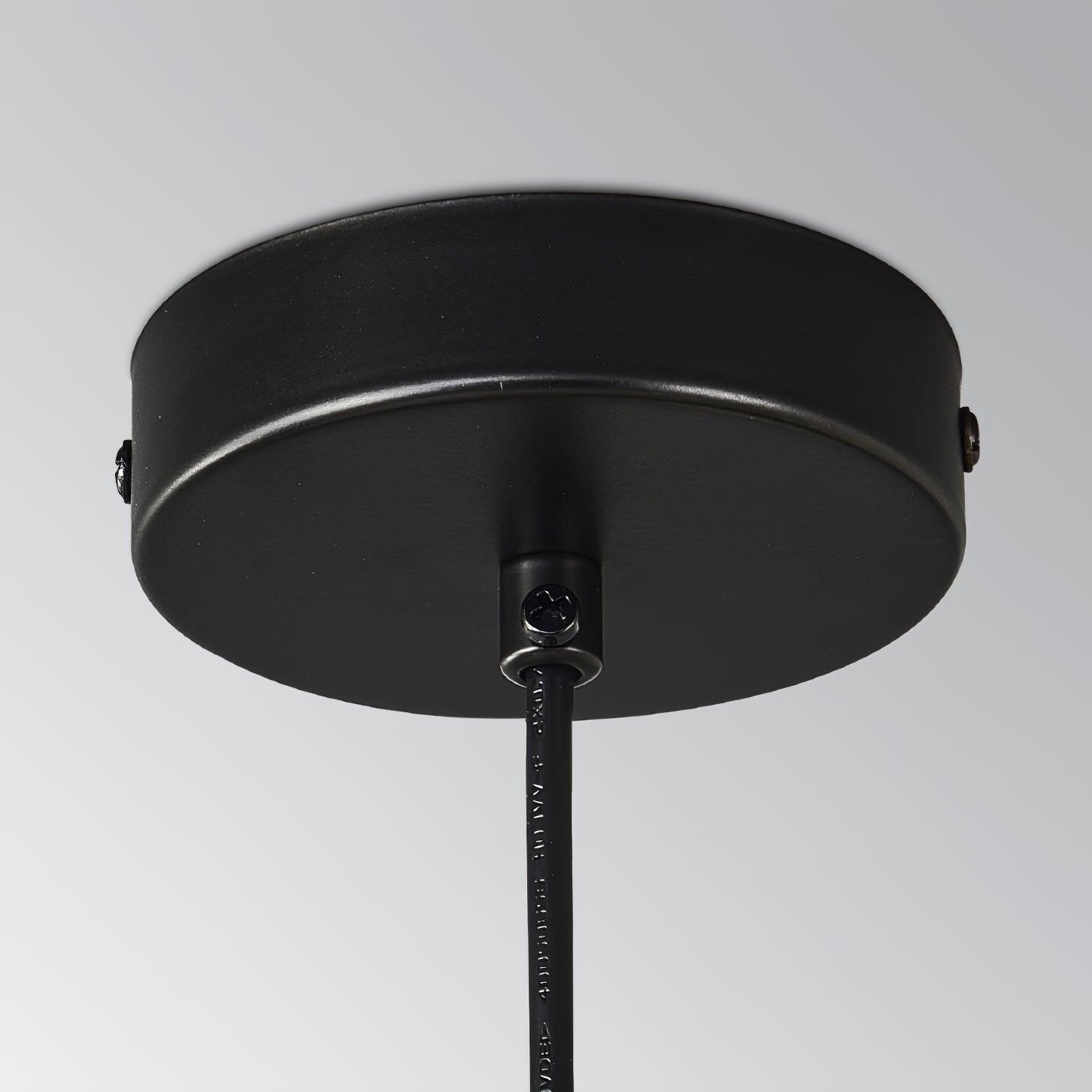 Kominex Pendant Lamp Frame Black Glass