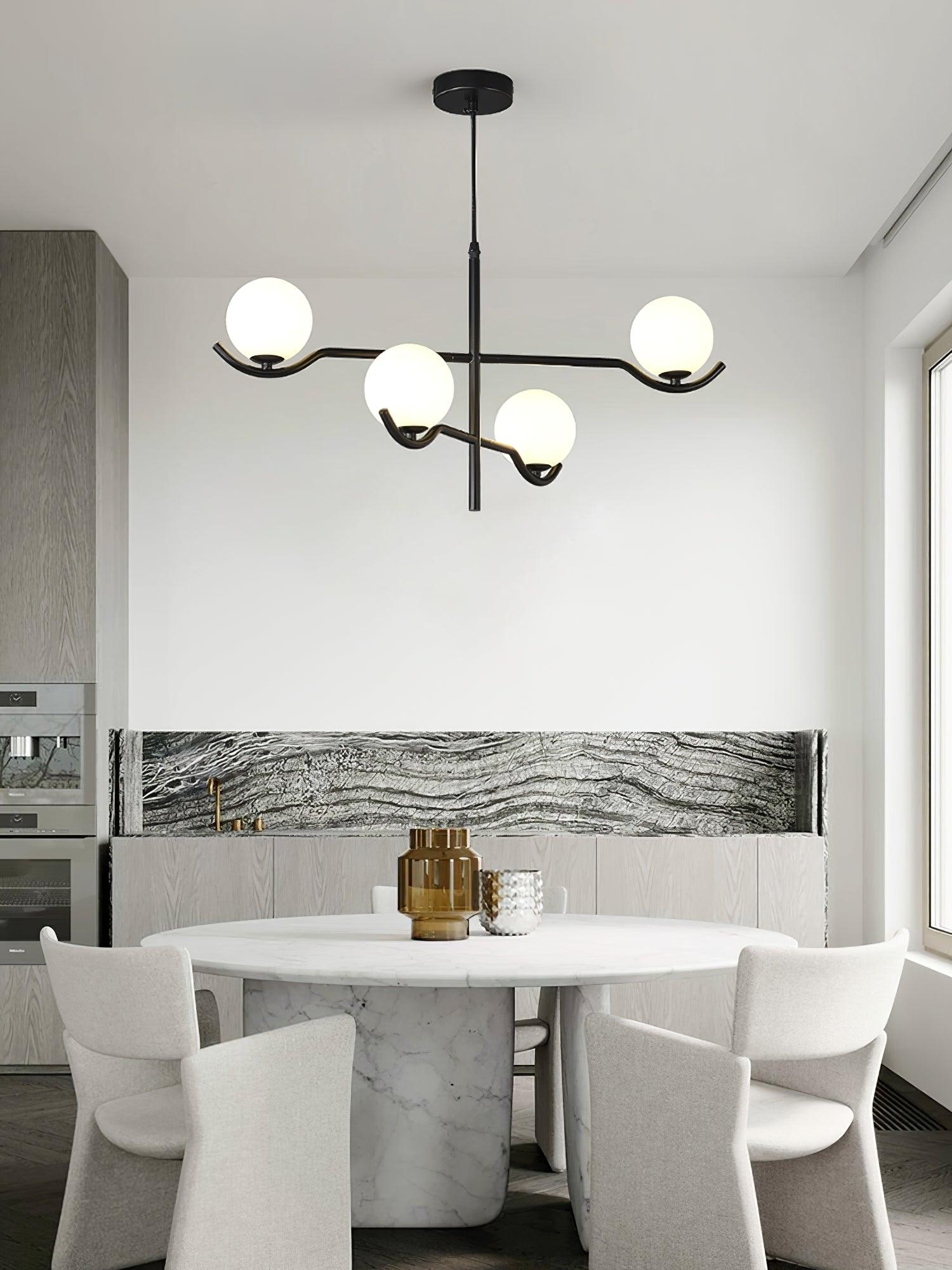 Kominex Pendant Lamp Frame Black Glass
