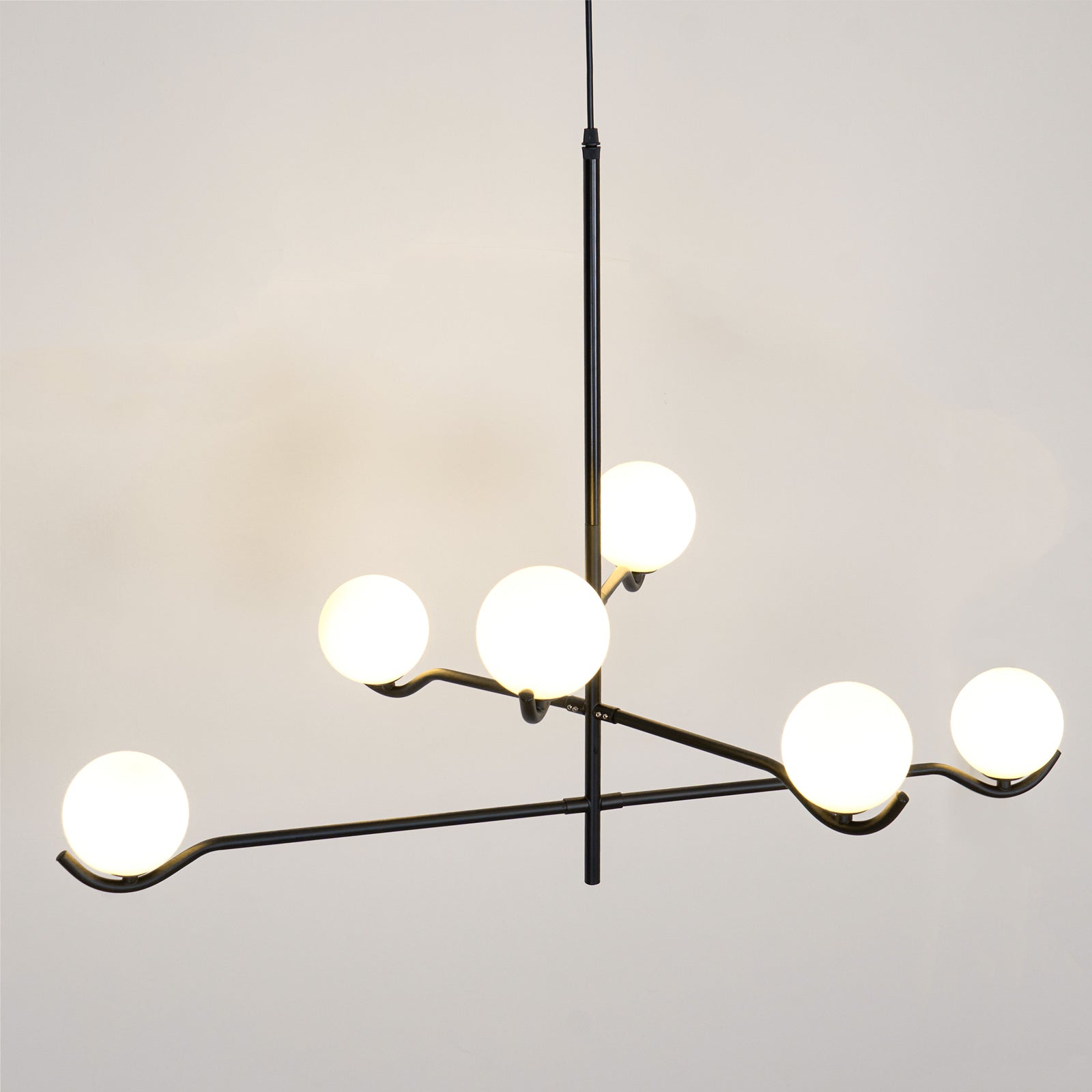Kominex Pendant Lamp Frame Black Glass