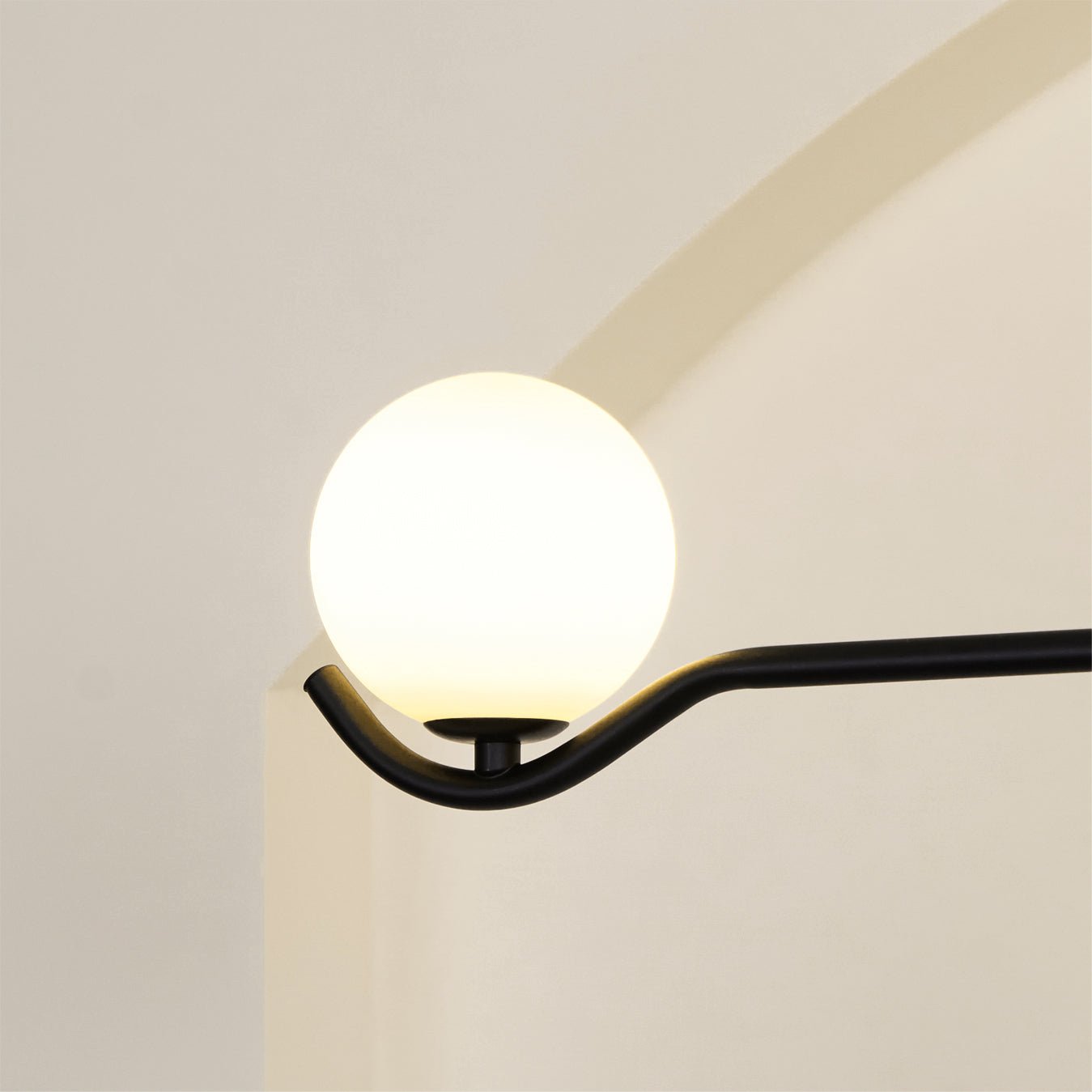Kominex Pendant Lamp Frame Black Glass