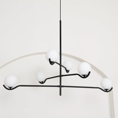 Kominex Pendant Lamp Frame Black Glass