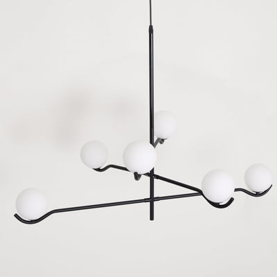 Kominex Pendant Lamp Frame Black Glass