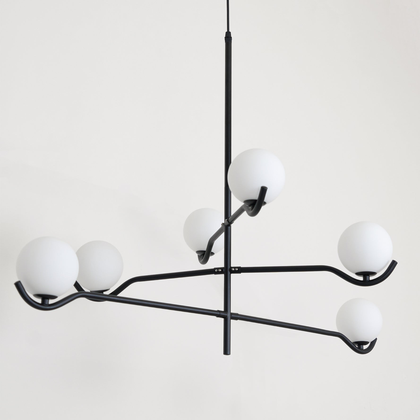 Kominex Pendant Lamp Frame Black Glass
