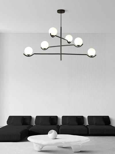 Kominex Pendant Lamp Frame Black Glass