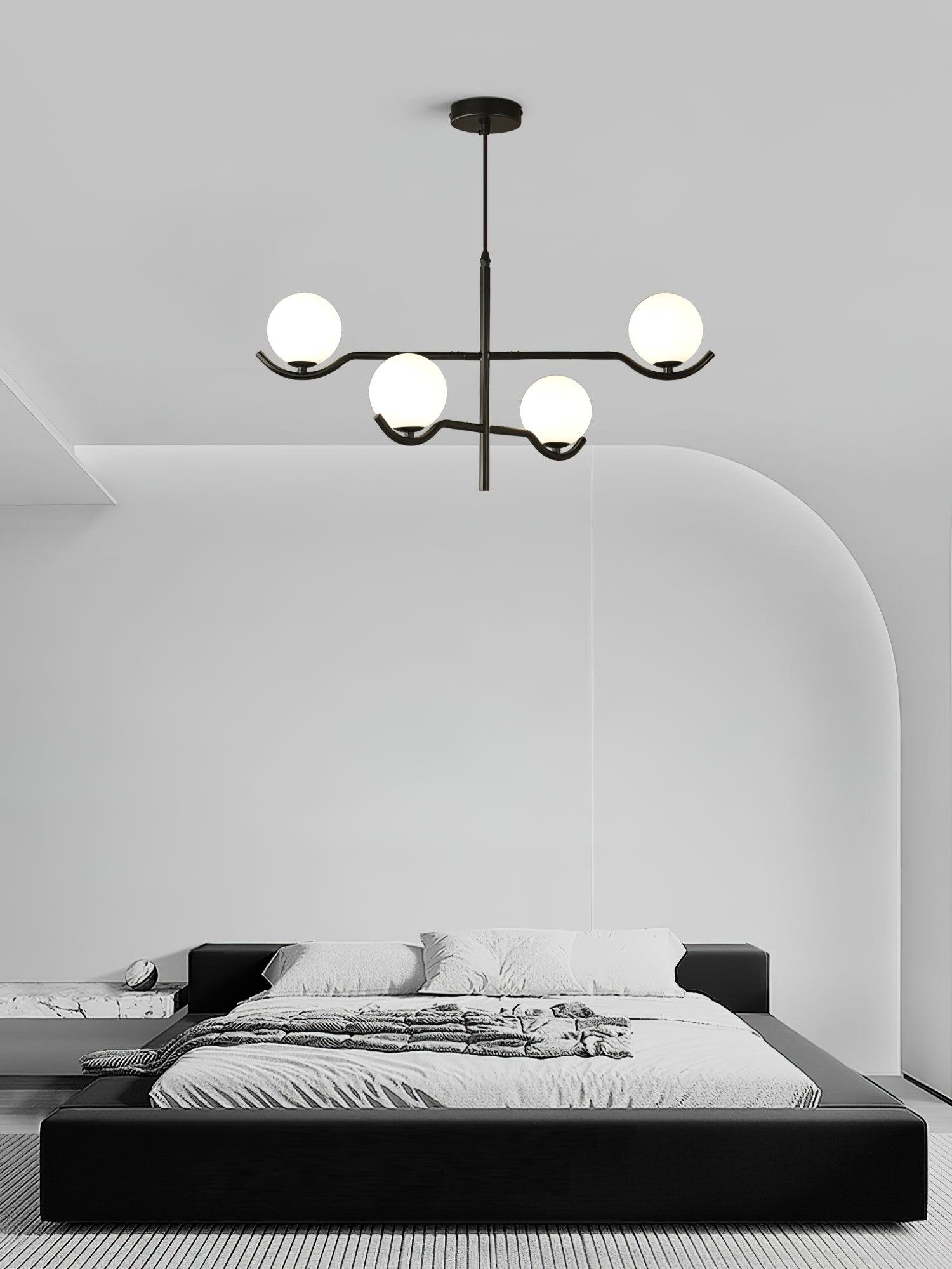 Kominex Pendant Lamp Frame Black Glass