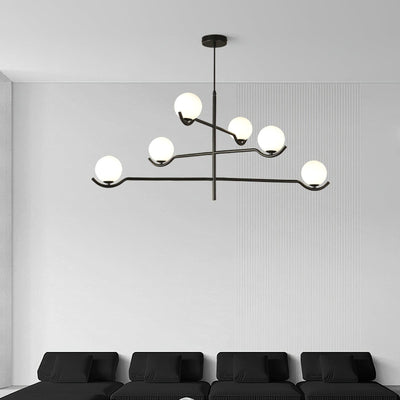 Kominex Pendant Lamp Frame Black Glass