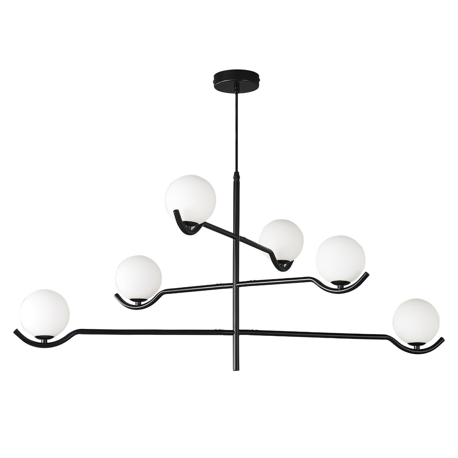 Kominex Pendant Lamp Frame Black Glass