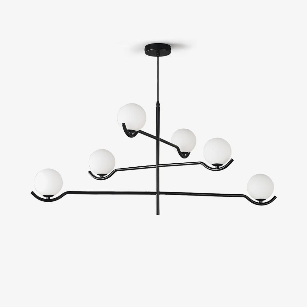 Kominex Pendant Lamp Frame Black Glass