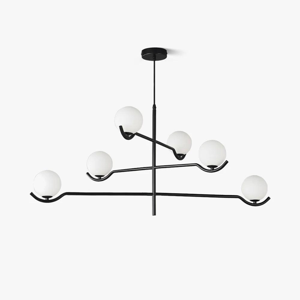 Kominex Pendant Lamp Frame Black Glass