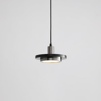 Bram Pendant Lamp Marble Double Circle Modern