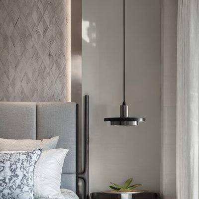 Bram Pendant Lamp Marble Double Circle Modern