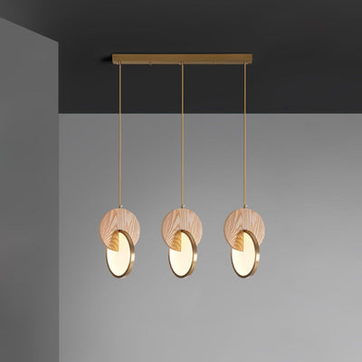 Lysola Wood Ring Pendant Light