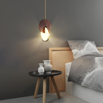 Lysola Wood Ring Pendant Light