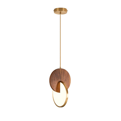 Lysola Wood Ring Pendant Light