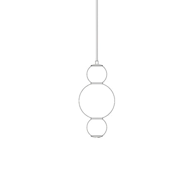 Frankie Minimalist Glass Pendant Light
