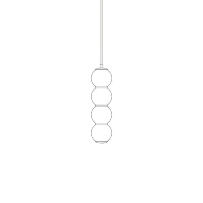 Frankie Minimalist Glass Pendant Light