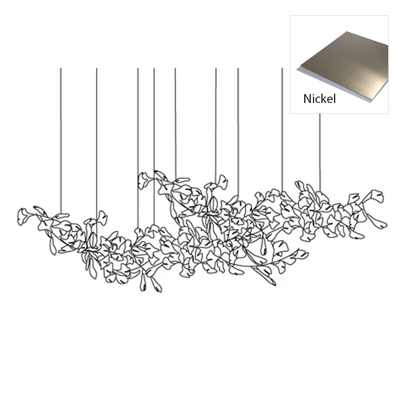 Elorus Double Layer Combination Gingko Chandelier