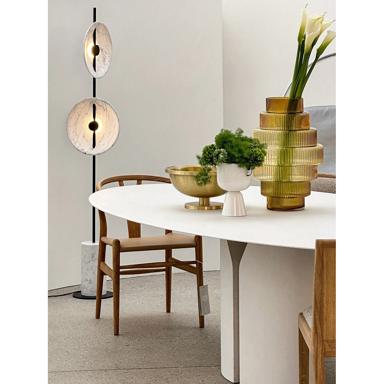 Calaraya Moon Floor Lamp