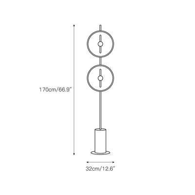 Calaraya Moon Floor Lamp