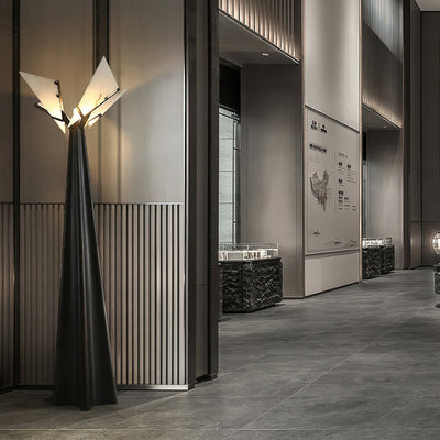 Spire Alabaster Floor Lamp
