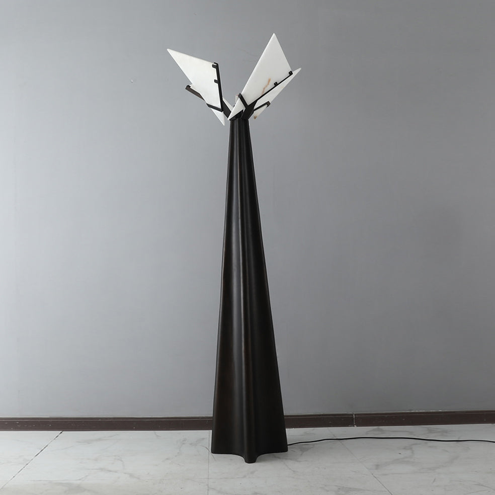Spire Alabaster Floor Lamp
