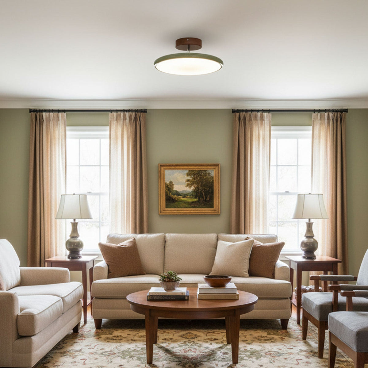 Elmsfield Adjustable Flush Mount Ceiling Light