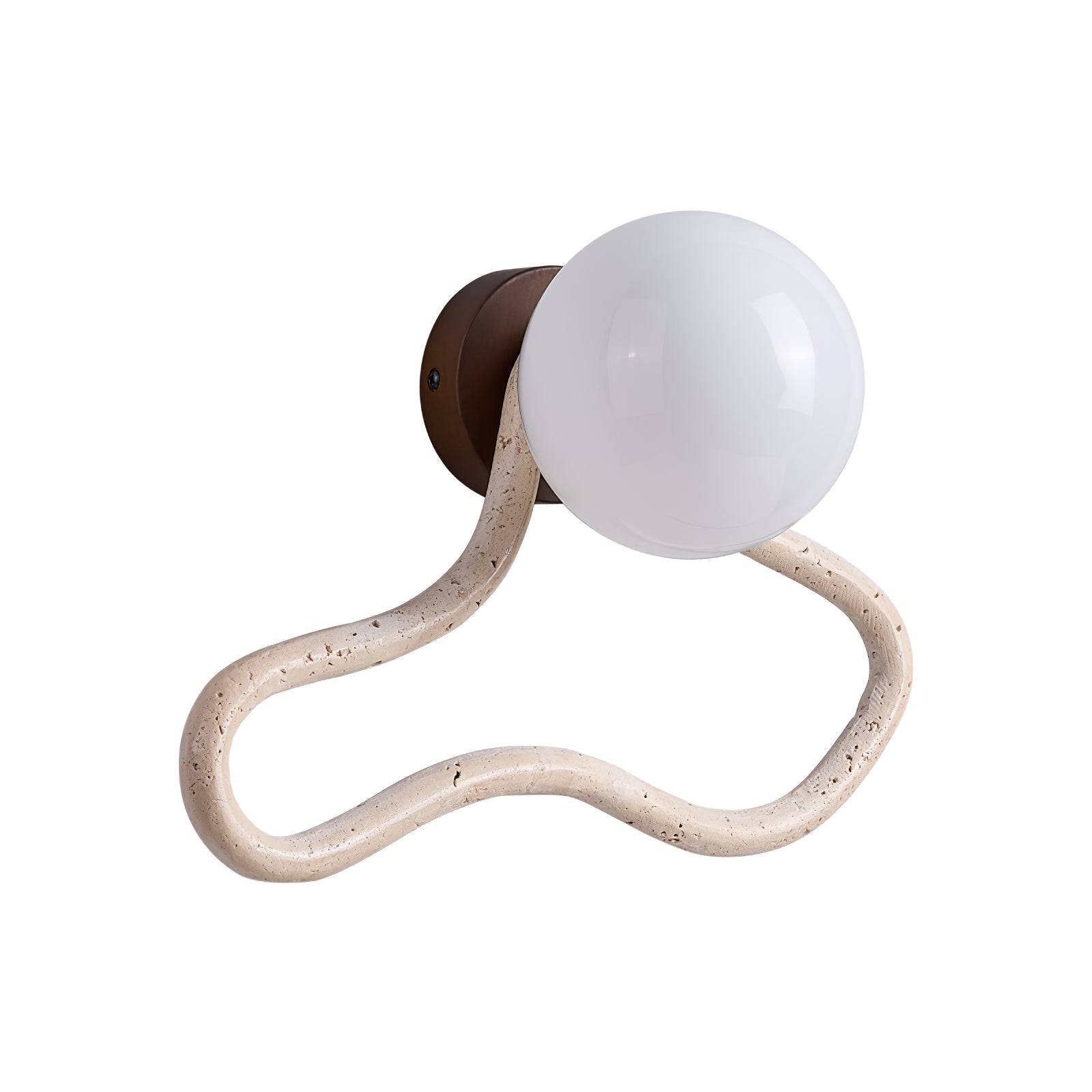 Meldox Travertine Wall Sconce