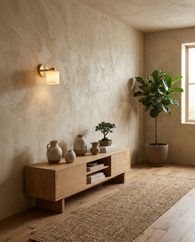 Isencombe Alabaster Wall Sconce