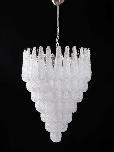 Lioralella Chandelier Clear Droplets Murano Glass Waterfall Diamond