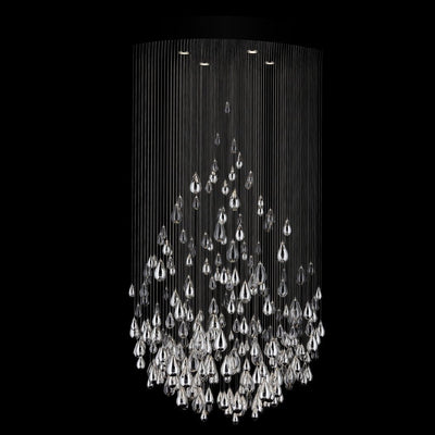 Droplets Cascading Chandelier