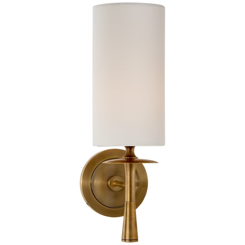 Knight Modern Minimalist Fabric Glass Wall Lamp - Neutral Decor