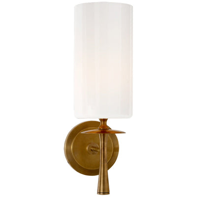 Knight Modern Minimalist Fabric Glass Wall Lamp - Neutral Decor