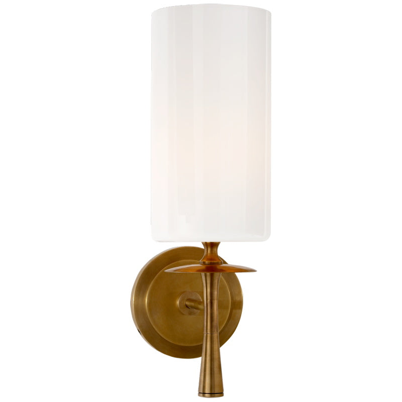 Knight Modern Minimalist Fabric Glass Wall Lamp - Neutral Decor