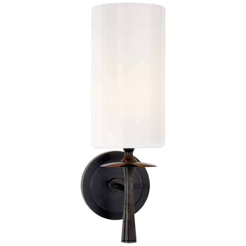 Knight Modern Minimalist Fabric Glass Wall Lamp - Neutral Decor