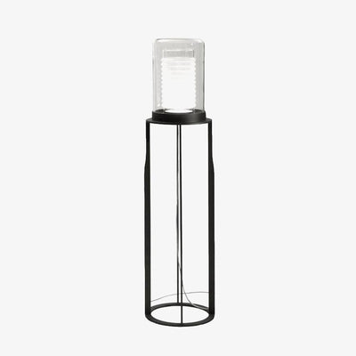 Lioraielle Dual Cylinder Glass Floor Lamp