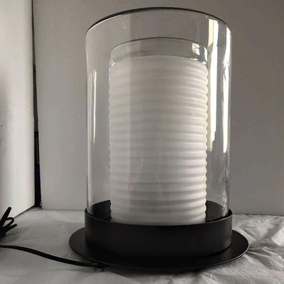 Lioraielle Dual Cylinder Glass Floor Lamp
