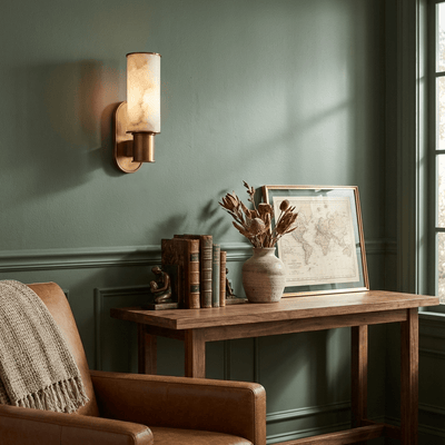 Velmora Alabaster Wall Sconce