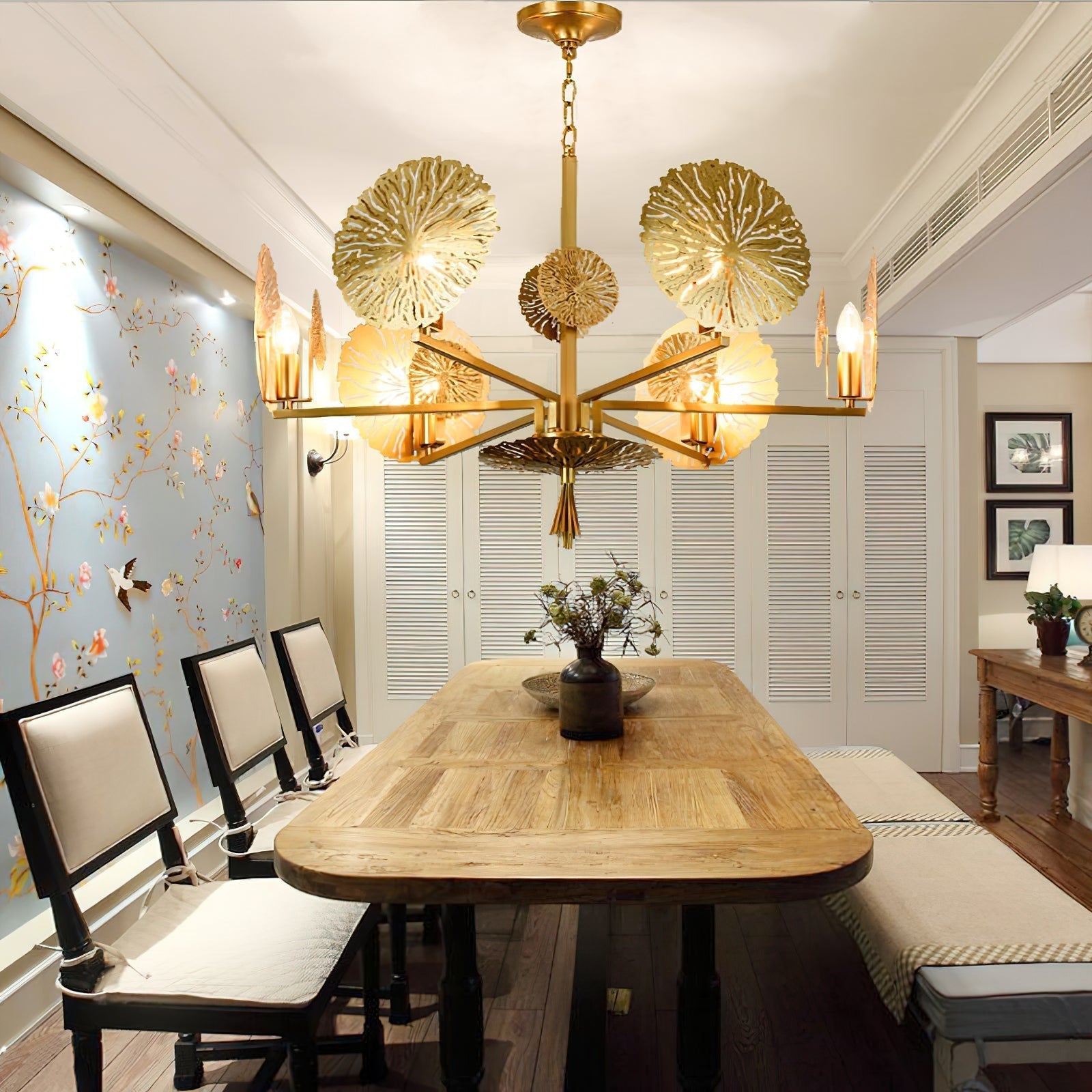Dandelion Brass Chandelier