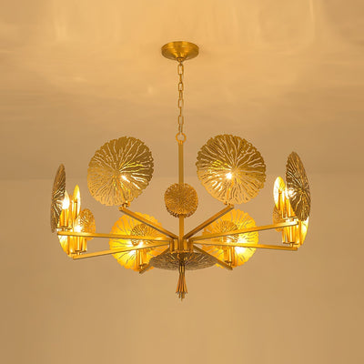 Dandelion Brass Chandelier