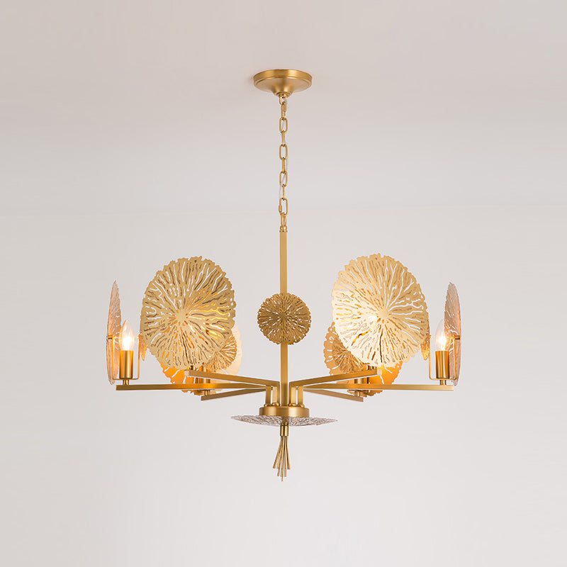Dandelion Brass Chandelier